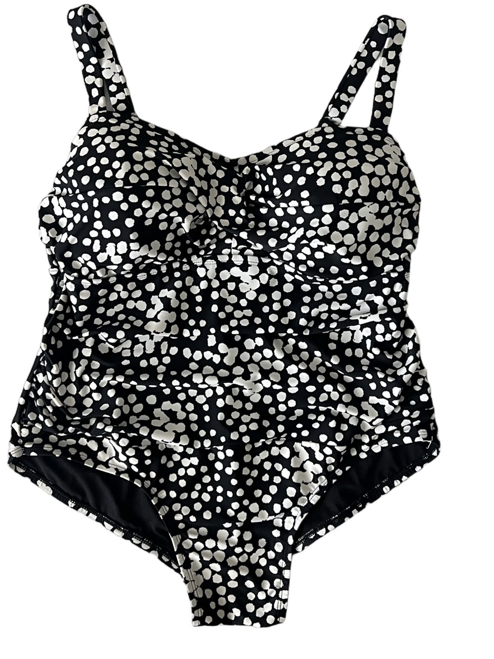 Catalina Polka Dot One Piece Swimsuit Tummy Control 2X 18W